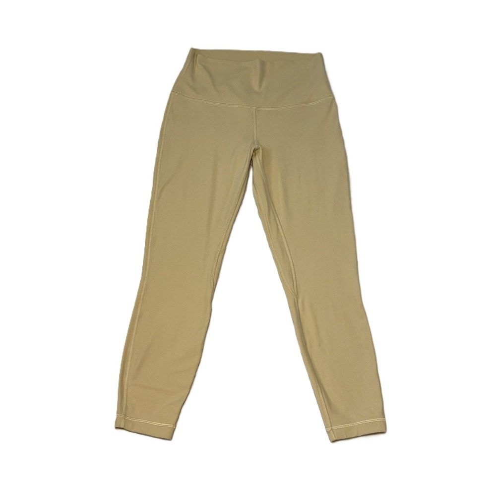 Lululemon Align High-Rise Pant 25" Prosecco Beige Gold Size 8 - Picture 2 of 4